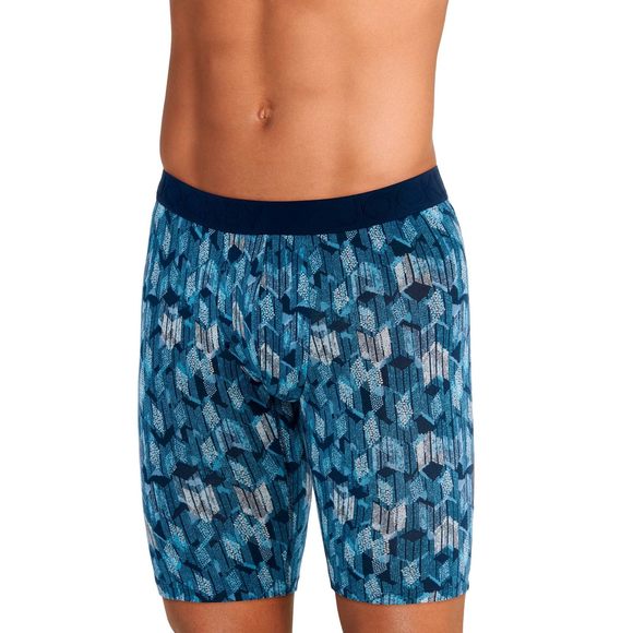 Jockey Mens Active Ultra Soft Modal Boxer Briefs Blue Grey Small - Picture 1 of 1